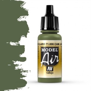 Краска для аэрографии "Model Air" цвет 71.006 (Light Green Chrm), 17мл