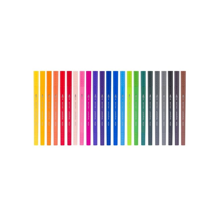 Набор линеров Bruynzeel 2in1 "Fineliners +Brushpen" 24 цвета