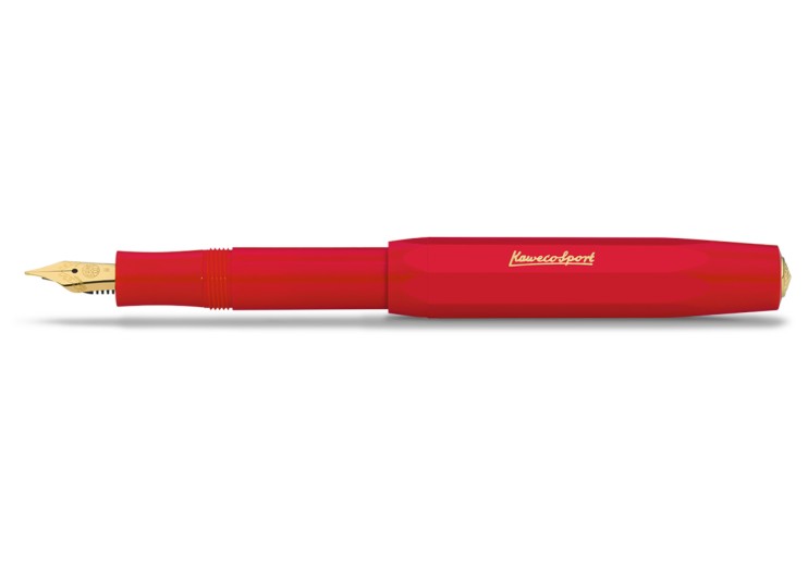 Ручка перьевая Kaweco "Classic Sport" F (0,7мм), Red (10001146)