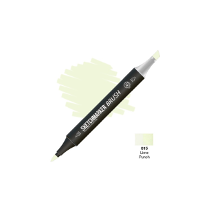 Маркер SketchMarker "Brush" G15 Lime Punch