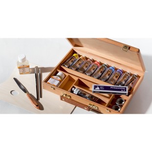 Набор масляных красок Maimeri "Classico" 60 мл, 10 цветов + аксессуары (0399075)