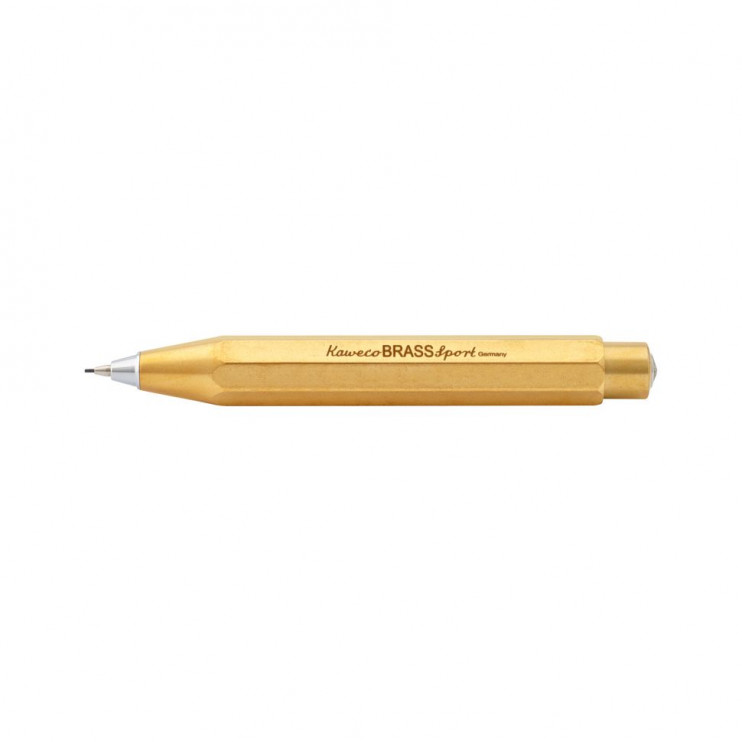Карандаш механический KAWECO "BRASS Sport" 0.7мм, Gold (10000923)