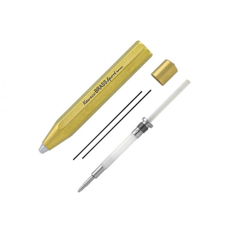 Карандаш механический KAWECO "BRASS Sport" 0.7мм, Gold (10000923)