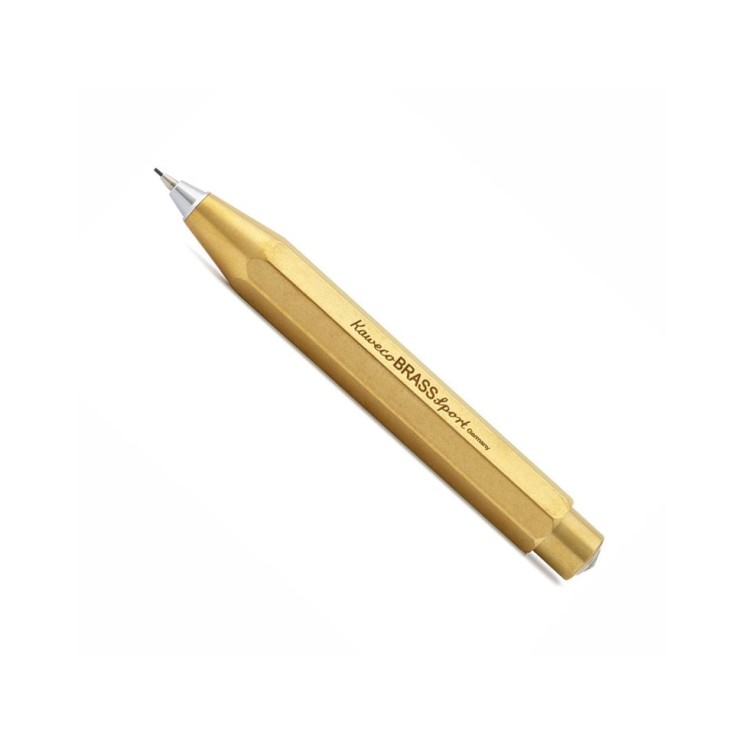 Карандаш механический KAWECO "BRASS Sport" 0.7мм, Gold (10000923)