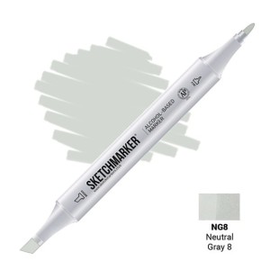 Маркер двусторонний Sketchmarker "Classic" NG8 Нейтральный серый 8