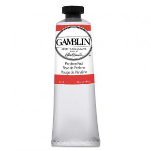 Масляная краска Gamblin "Artist" Perylene Red (периленовый красный), туба 150мл