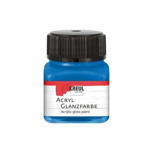 Глянцевая эмаль Kreul "Acryl Glanzfarbe" синяя, 20 мл