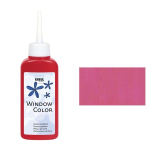 Краска по стеклу трансферная Kreul "Glas Design", 80мл, Розовый флюоресцентный