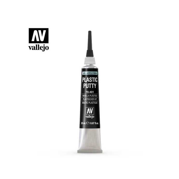 Шпаклевка "Plastic Putty" 70.401 White в тубе, 20мл