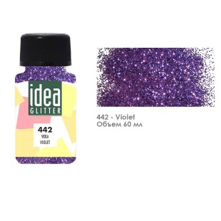 Глиттер Maimeri "Idea Glitter" фиолетовый, 60 мл (5414442)