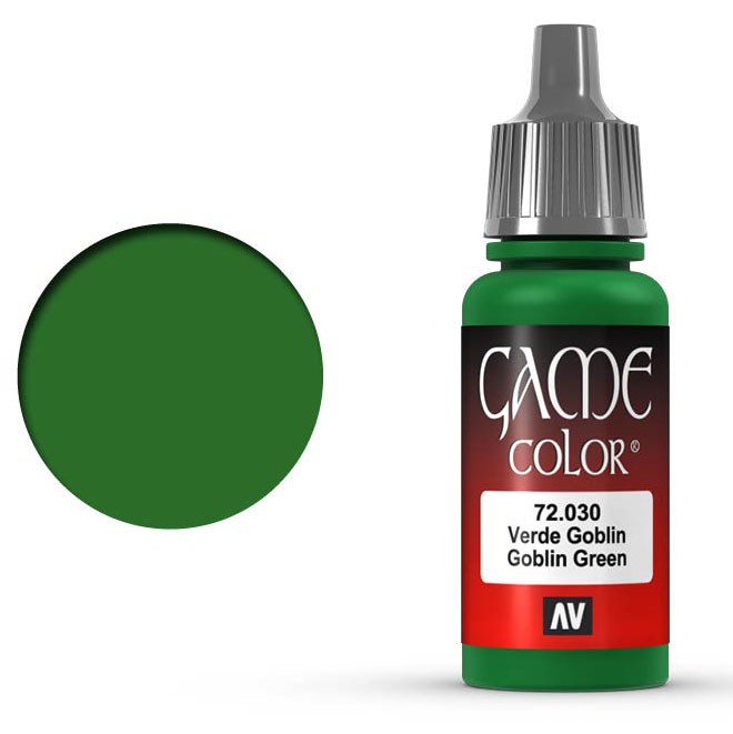 Краска акриловая для моделизма Vallejo "Game Color" 72.030 Goblin Green
