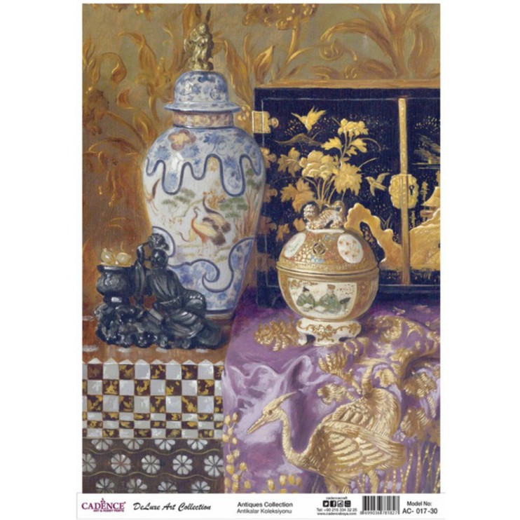 Рисовая карта 30х42см, AC017