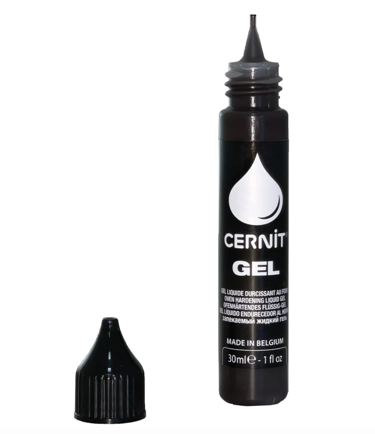 Жидкая полимерная глина Cernit "Gel" 100 Black, 30мл