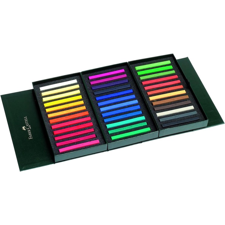 Набор пастели Faber Castell "Polychromos" 36 цветов в студийной коробке из кожмаза
