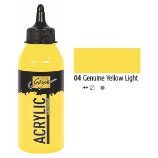 Краска акриловая Solo Goya "Acryl" №04 Желтый основной, 250мл