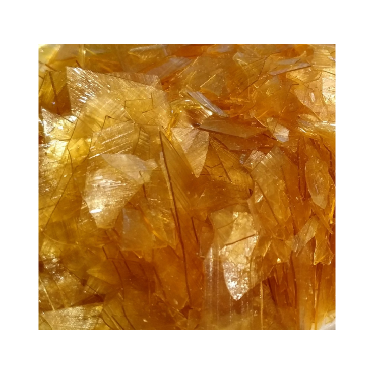 Шеллак хлопьях очищенный "3404b" лимонный, 250гр.