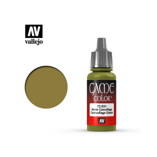 Краска акриловая для моделизма Vallejo "Game Color" 72.031 Camouflage Green