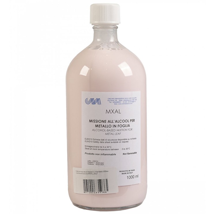 Клей для золочения "Masserini" спиртовой, 1000мл (стеклянная бутылка)