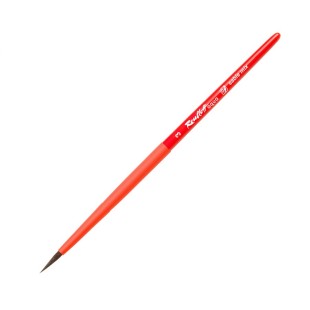 Кисть соболь-микс круглая Roubloff "Aqua Red" №3 на короткой ручке