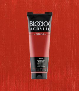 Акрил Blockx Artist №445 Indian red/ Индийская красная, 250мл