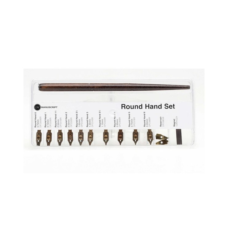 Набор перьев Manuscript "Round Hand Set" 11 предметов