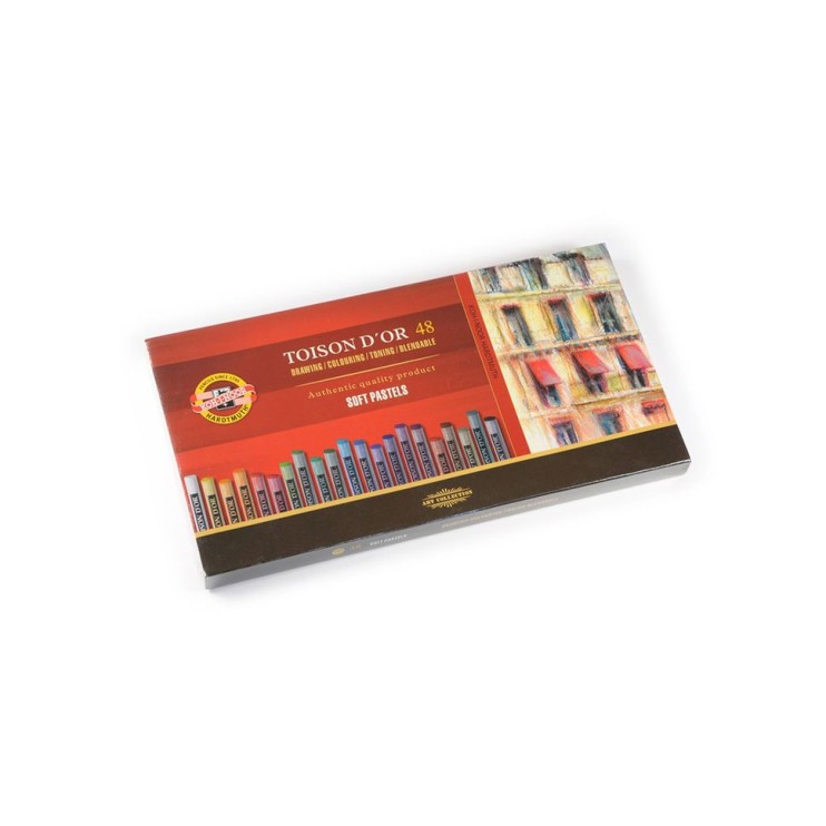 Набор сухой мягкой пастели Koh-i-noor "Toison D`or" 48 цветов в картонной упаковке