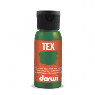 Краска по ткани Darwi "Tex fabric paints" 643 Moosgreen (Зеленый мох), 50мл (0100030643)