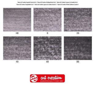 Набор графитовых карандашей "Art Creation" 6 штук