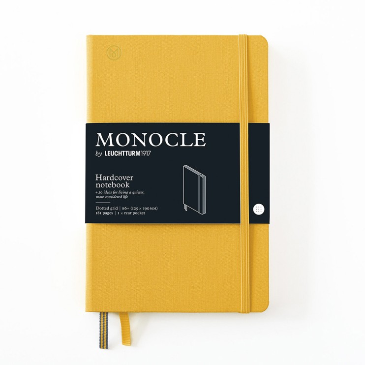 Блокнот в точку Leuchtturm1917 "Monocle" B6+, 96л, 80гр/м², твердая обложка, Желтый