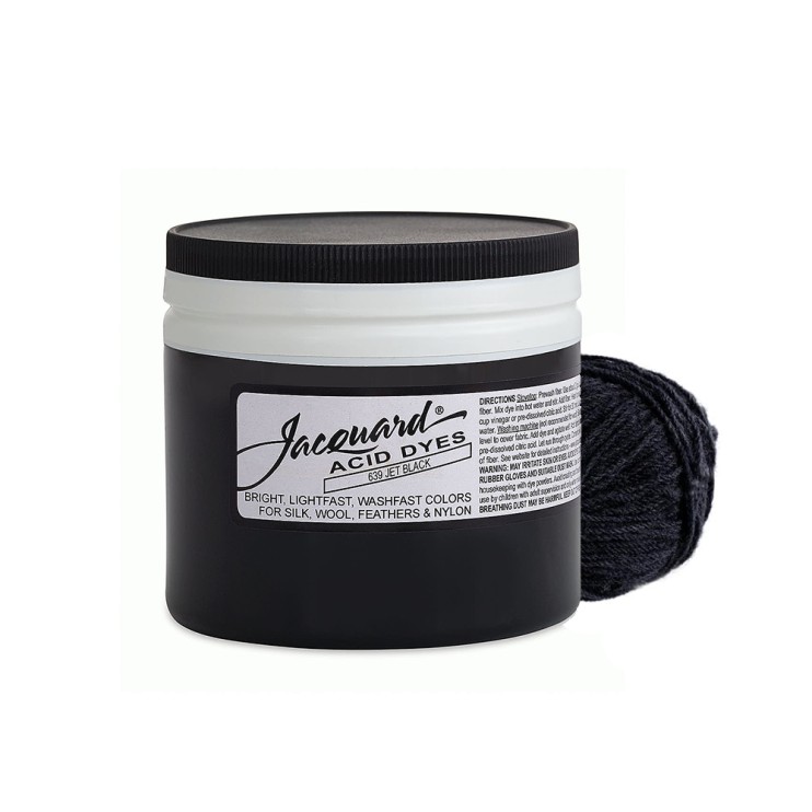 Краситель порошковый Jacquard "Acid Dye" #639 черный, 230гр