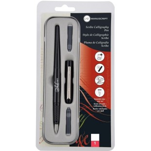 Ручка перьевая Manuscript "Italic Calligraphy Pen" 1,1 мм в пенале