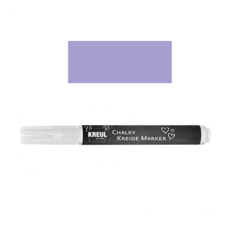 Маркер меловой Kreul "Chalky", 2-3мм, Лаванда