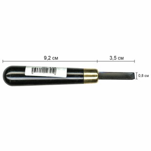 Резец по линолеуму "RGM" №309 с усиленной ручкой