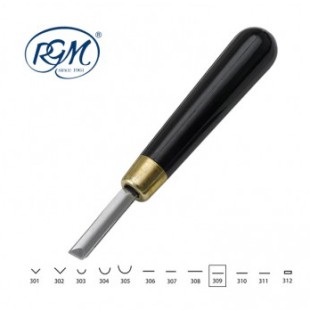 Резец по линолеуму "RGM" №309 с усиленной ручкой (без заточки)