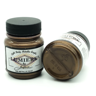Краска по тканям металлическая "Lumiere" #549 ржавчина (нерастикающаяся)