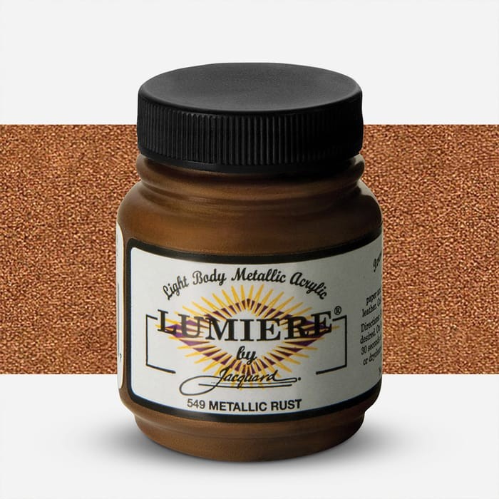 Краска по тканям металлическая "Lumiere" #549 ржавчина