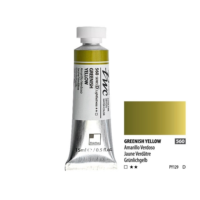 Краска акварельная SH "PWC" 3 тубы (№560, 562, 564) по 15мл