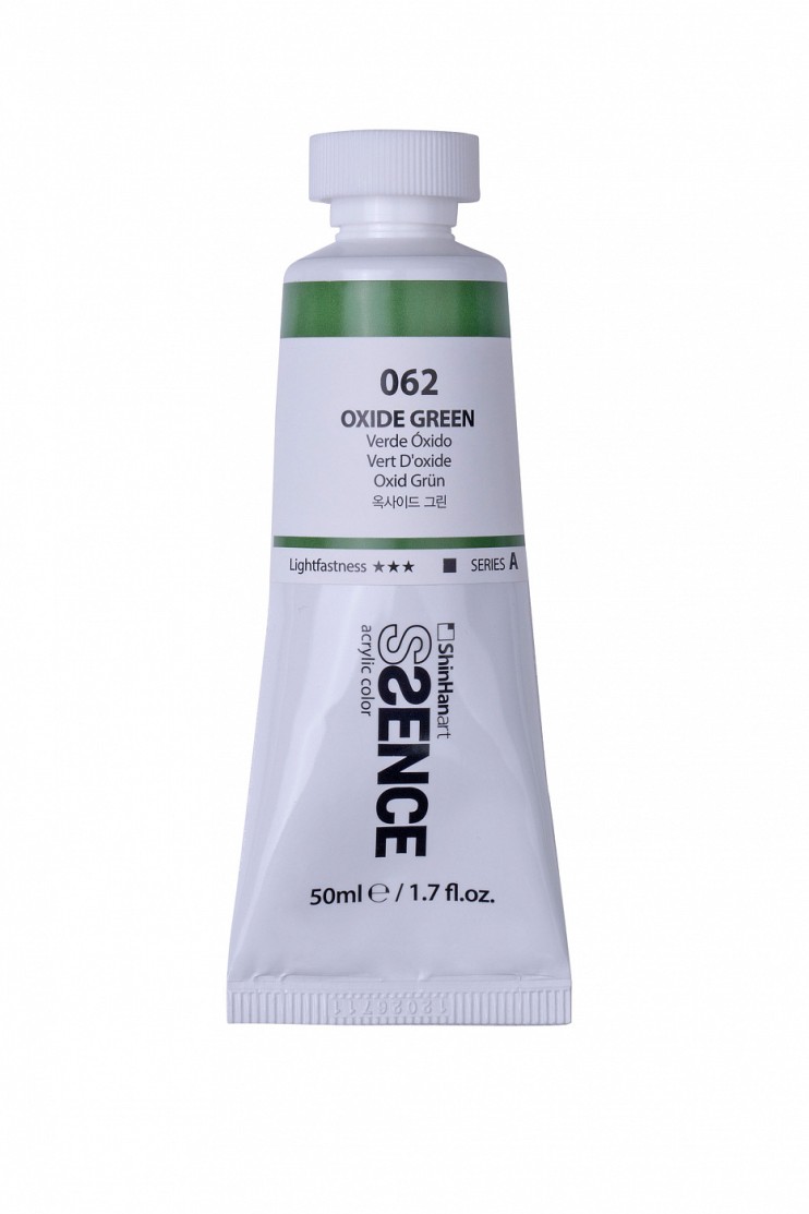 Краска акриловая Shinhan "Essence" №62 Зеленый оксид, туба 50мл