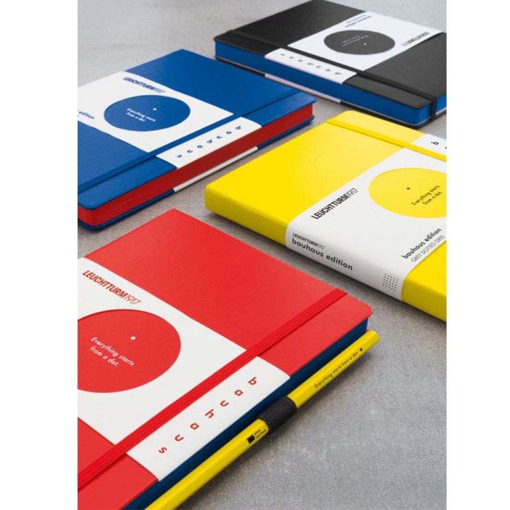 Блокнот в точку Leuchtturm1917 "Bauhaus Edition" A5, 125л, 80гр/м², твердая обложка, Черный (359617)