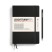 Блокнот в клетку Leuchtturm1917 "Medium" A5, 125л, 80гр/м², твердая обложка,Черный