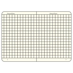 Блокнот в клетку Leuchtturm1917 "Medium" A5, 125л, 80гр/м², твердая обложка,Черный