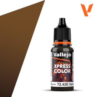 Акрил Vallejo "XPress Color" 72.420 Wasteland Brown, 18мл для моделизма