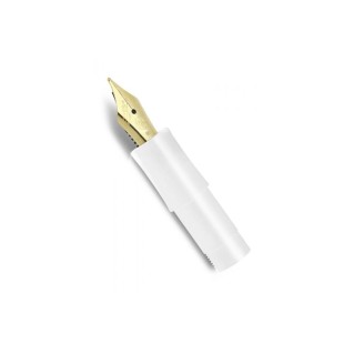 Перо с секцией захвата для ручек KAWECO "Classic Sport" EF 0.5мм/ белый золотой