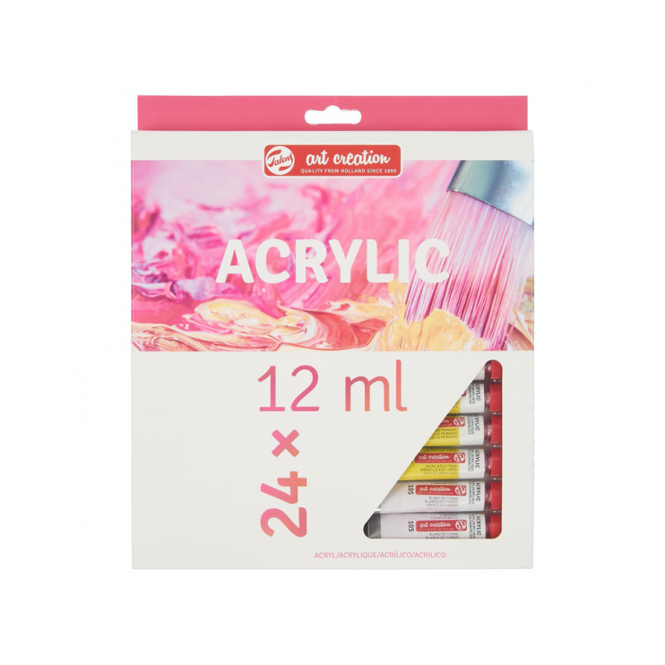 Набор акриловых красок Art Creation "Acrilic" 24 тубы по 12мл