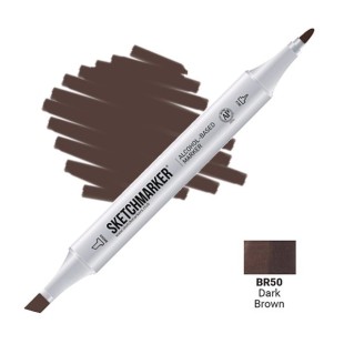 Маркер двусторонний Sketchmarker "Classic" BR50 Темно-коричневый
