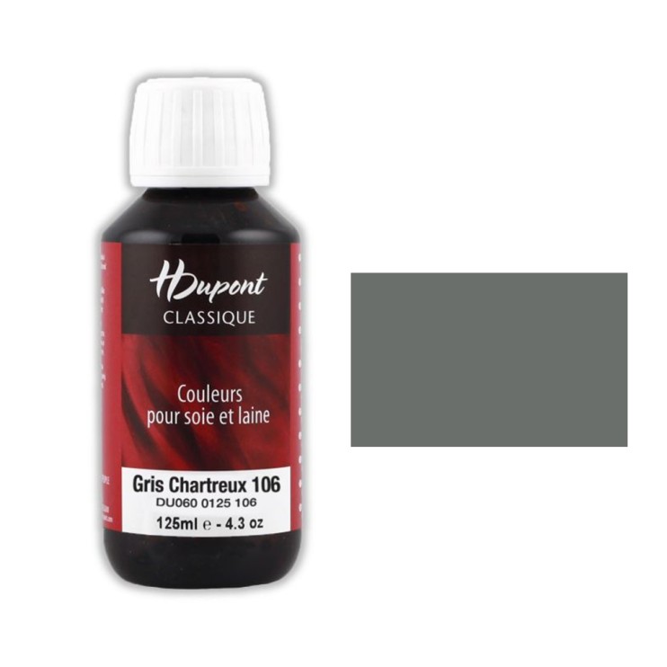 Краситель по шелку HDupont "Classique" 125 мл, №106 Gris Chartreux