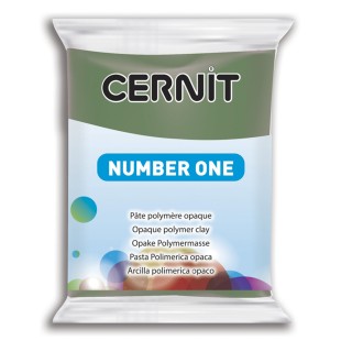 Полимерный моделин Cernit "Number One" #645 оливковый, 56гр.