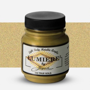 Краска по тканям металлическая "Lumiere" #550 античное золото