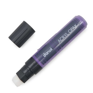 Акриловый маркер Darwi "Acryl Opak" №900 Фиолетовый, наконечник 15 мм (0220015900)