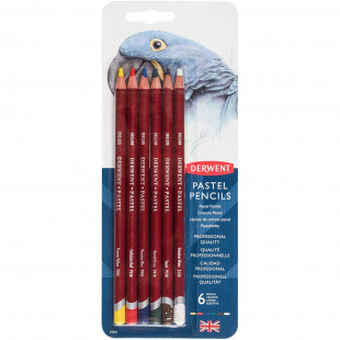Набор пастельных карандашей Derwent "Pastel" 6 цветов в блистере